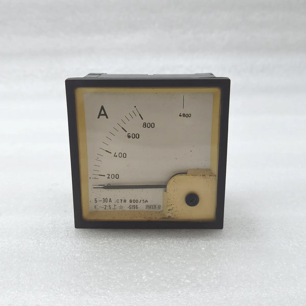MECO-G S196 Moving Iron Ammeter 0-800A CTR 800/5A