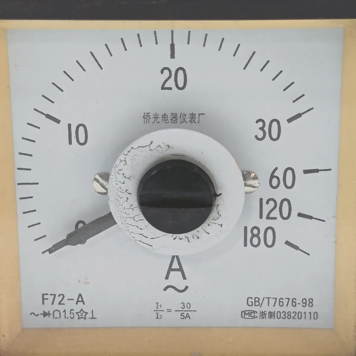 QIAOGUANG F72-A AC Ammeter 30/5A 0-30A