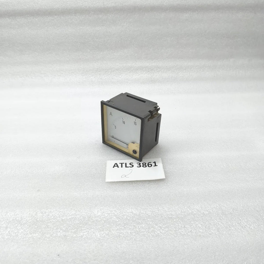 RISHABH Analog Panel Ammeter 0-15A DC 10V Input