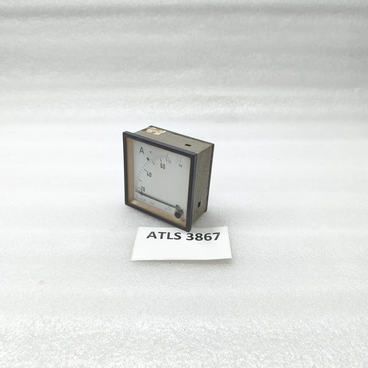 SACI Moving Iron Panel Ammeter 75/5A 0-75A