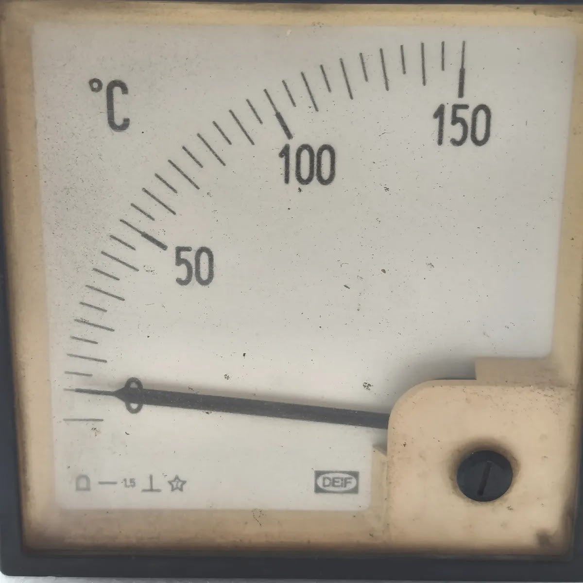 DEIF BQ0207 Temperature Panel Meter 0-150°C 4-20mA