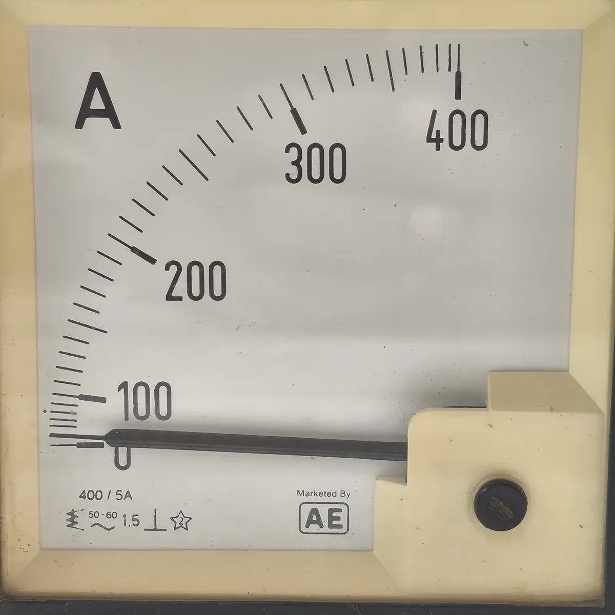 AE Moving Iron Panel Ammeter 0-400A 400/5A