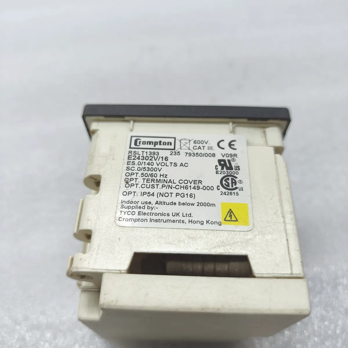 CROMPTON E24302V/16 Analogue Panel Voltmeter 0-5300V 140VAC