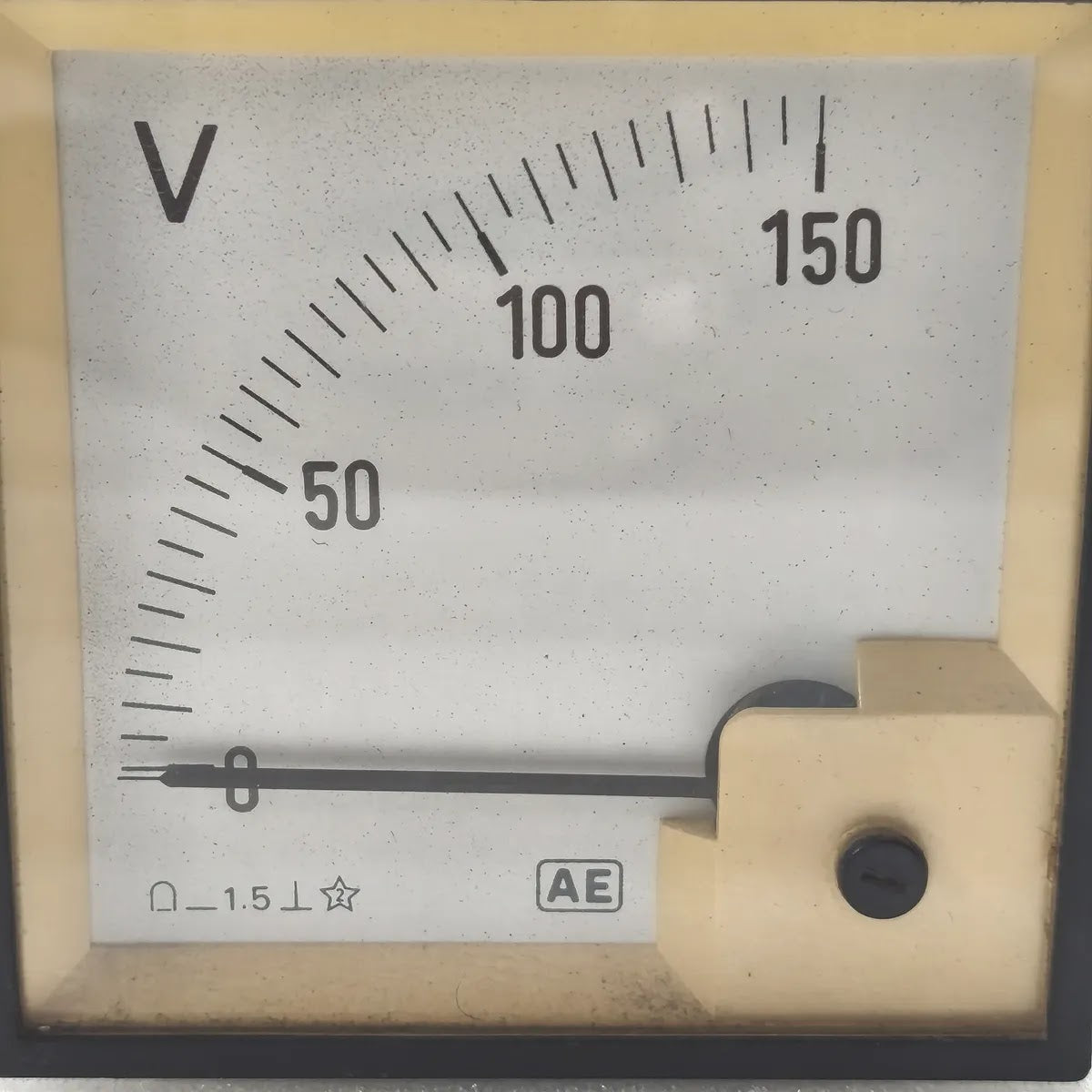 AUTOMATIC ELECTRIC Analogue Panel Voltmeter 0-150V DC