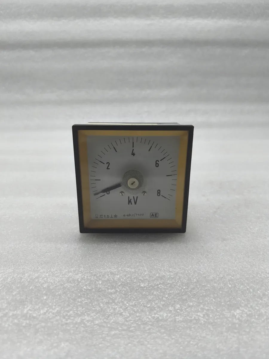 AUTOMATIC ELECTRIC Analogue Panel Voltmeter 0-8kV 6.6kV/110V