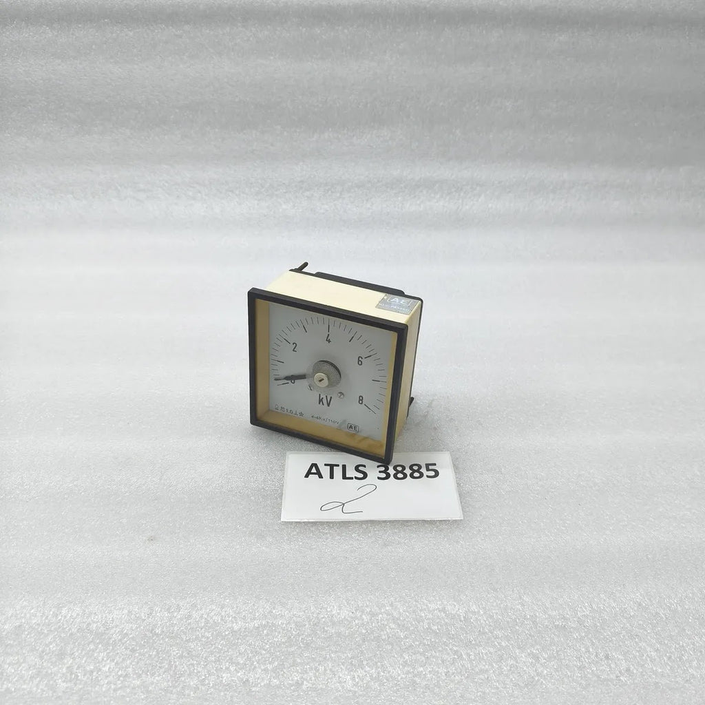 AUTOMATIC ELECTRIC Analogue Panel Voltmeter 0-8kV 6.6kV/110V