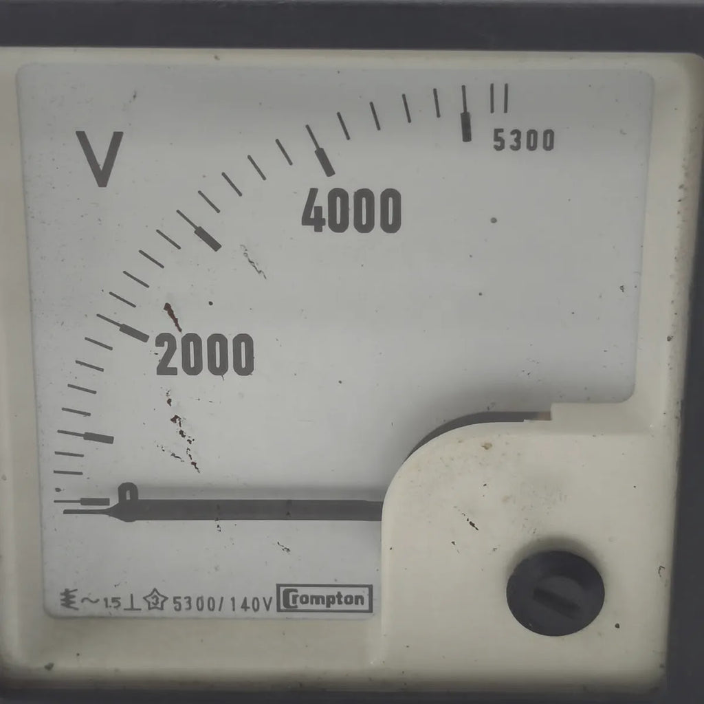 CROMPTON E243-02V Analogue Panel Voltmeter 0-5300V AC
