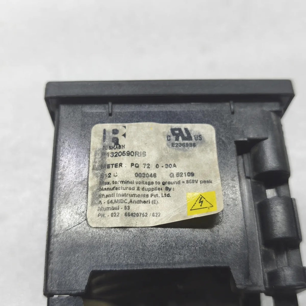 RISHABH PQ72 Moving Coil DC Ammeter 0-30A