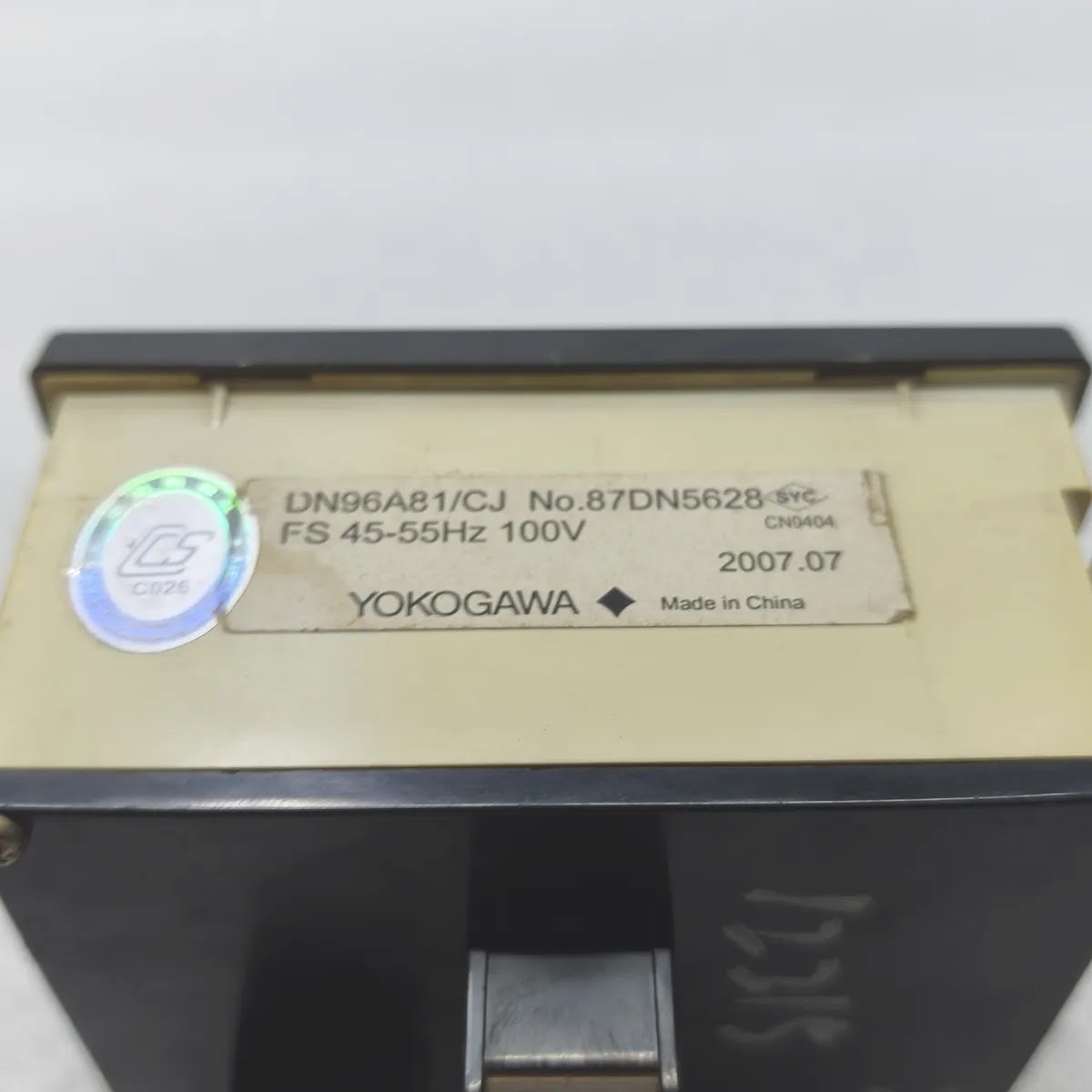 YOKOGAWA DN96A81/CJ Frequency Meter 45-55Hz 100V