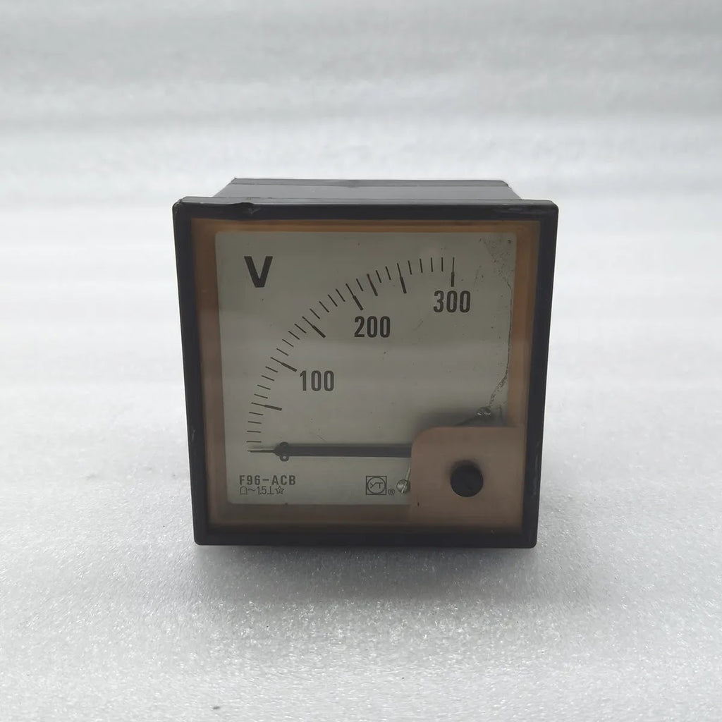 SHANGHAI YITAI F96-ACB Voltmeter 0-300V AC Analog Panel Volt Meter