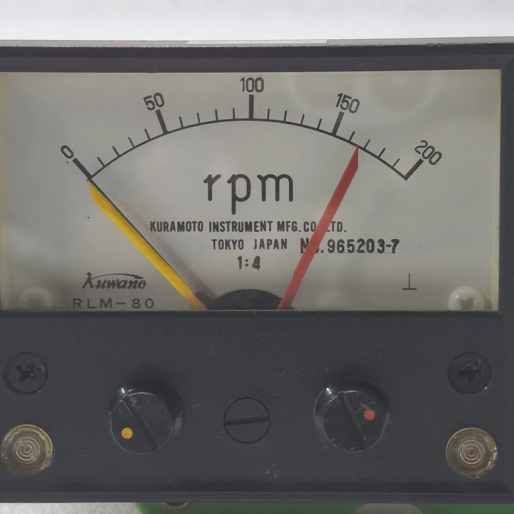 KUWANO RLM-80 RPM Meter Relay 0-200rpm 24VDC