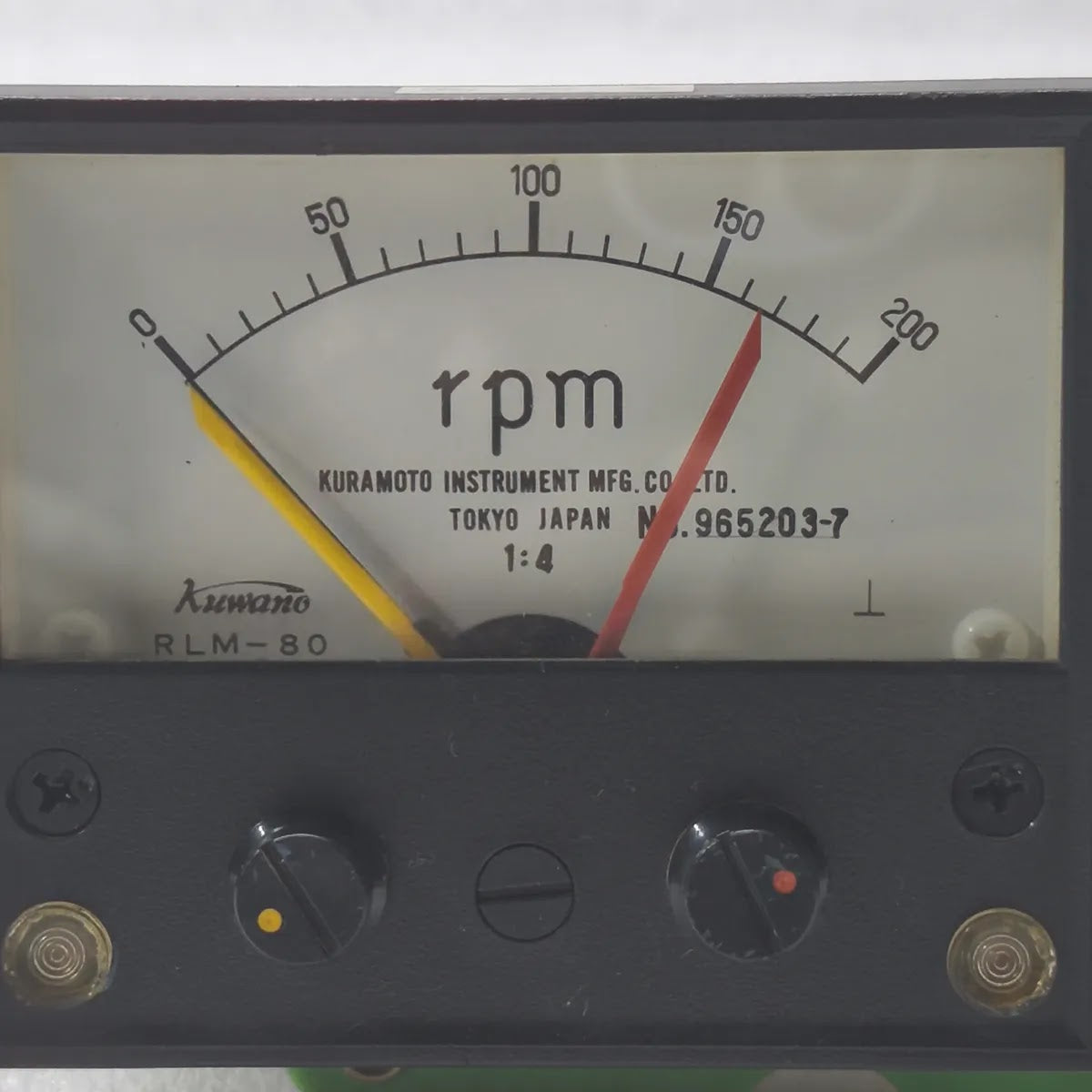 KUWANO RLM-80 RPM Meter Relay 0-200rpm 24VDC