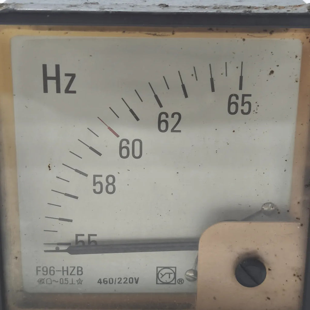 SHANGHAI YITAI F96-HZB Frequency Meter 55-65Hz 460/220V