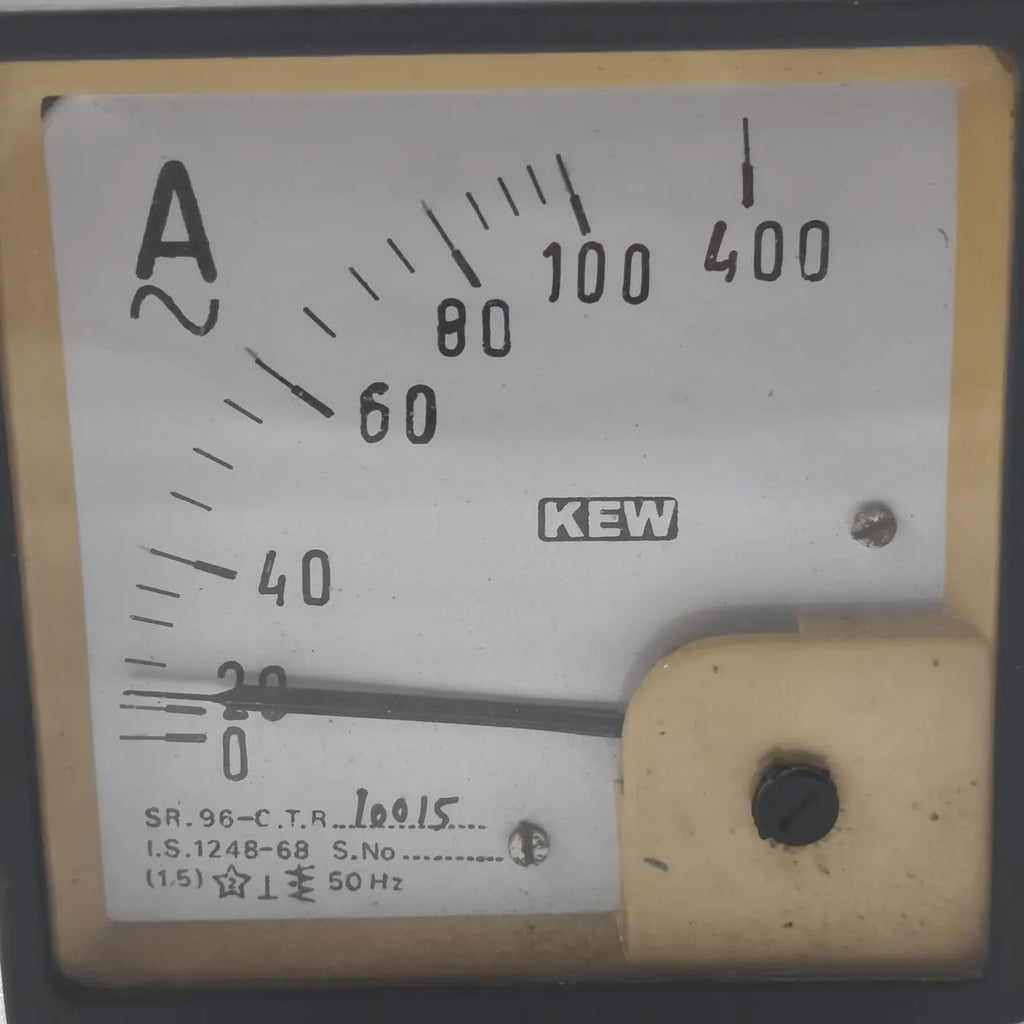 KEW SR-96 Analogue Panel Ammeter 0-100A 100/5A CT