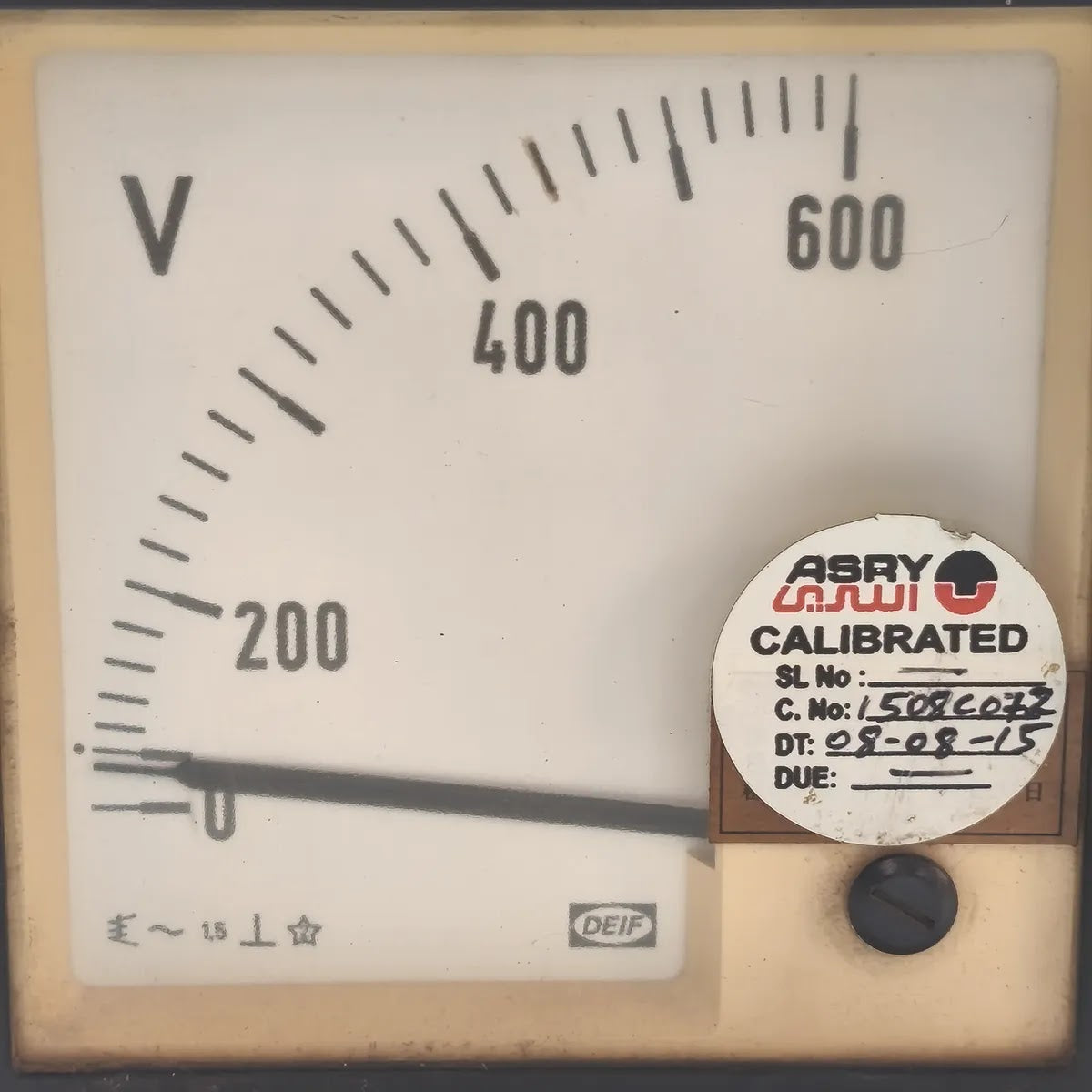 DEIF FQ0207 Moving Iron Voltmeter 0-600V