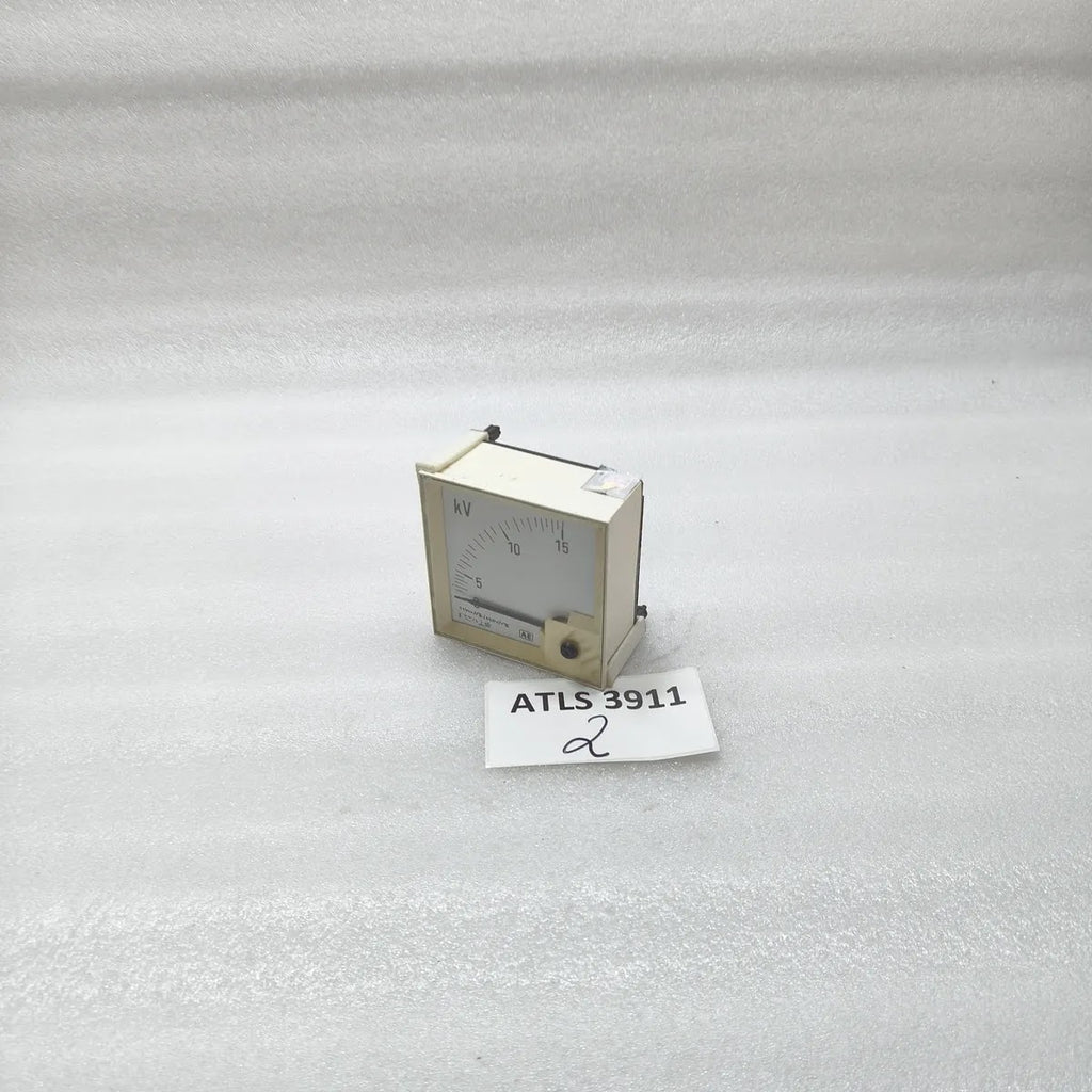 AUTOMATIC ELECTRIC Moving Iron Panel Voltmeter 0-15kV 110V