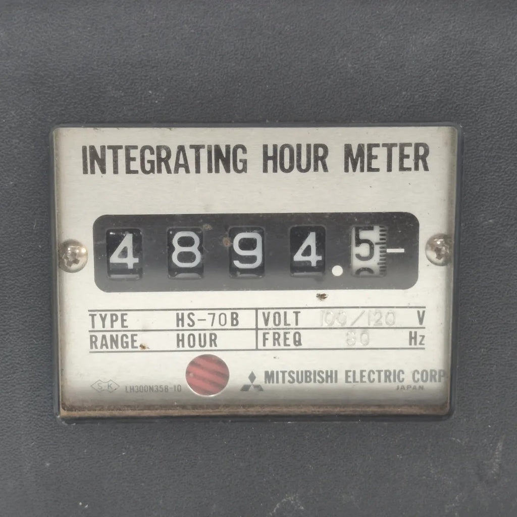 MITSUBISHI HS-70B Integrating Hour Meter 100/120V 60Hz