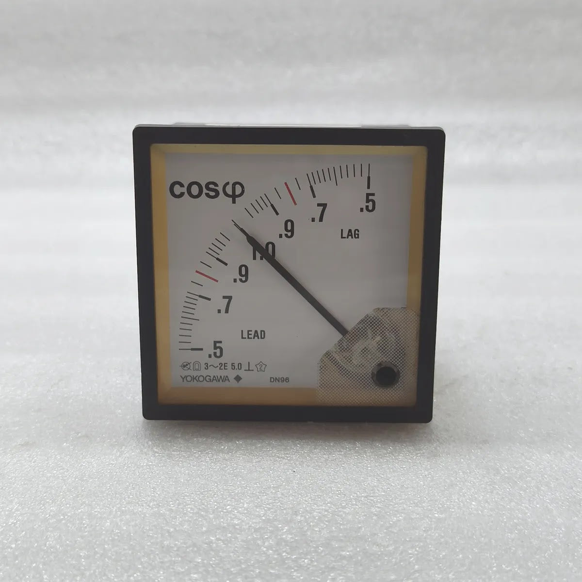 Yokogawa DN96A75/CJ Marine Power Factor Meter 100V 5A 3-Phase Switchboard