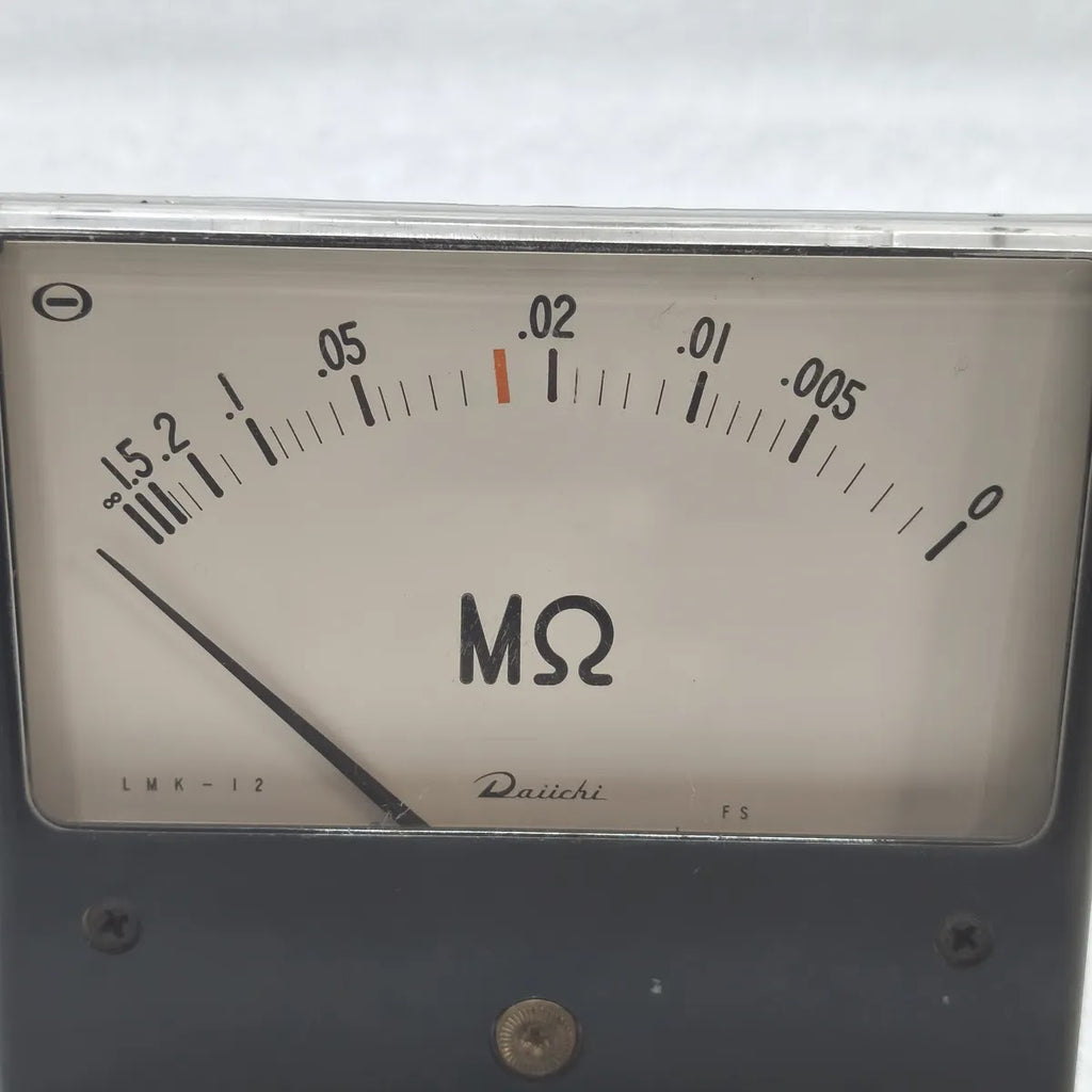 DAIICHI LMK-12 Insulation Resistance Panel Meter 0-1 MOhm