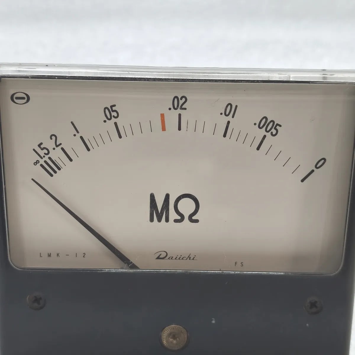 DAIICHI LMK-12 Insulation Resistance Panel Meter 0-1 MOhm