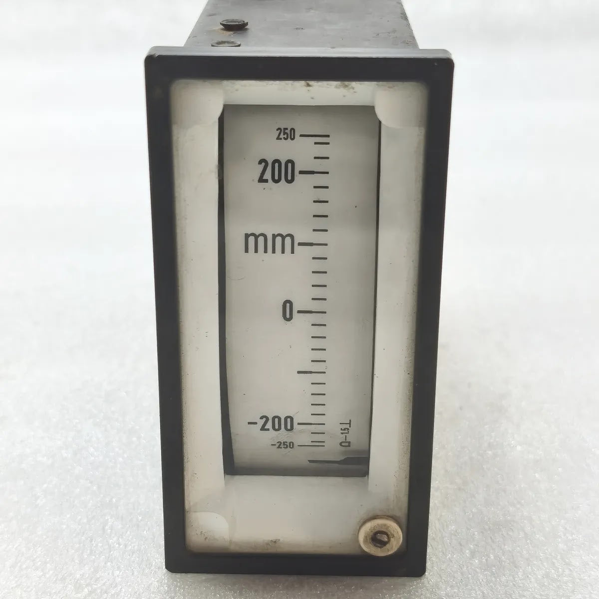 Edgewise Analogue Panel Meter -250-0-250mm Centre Zero Scale