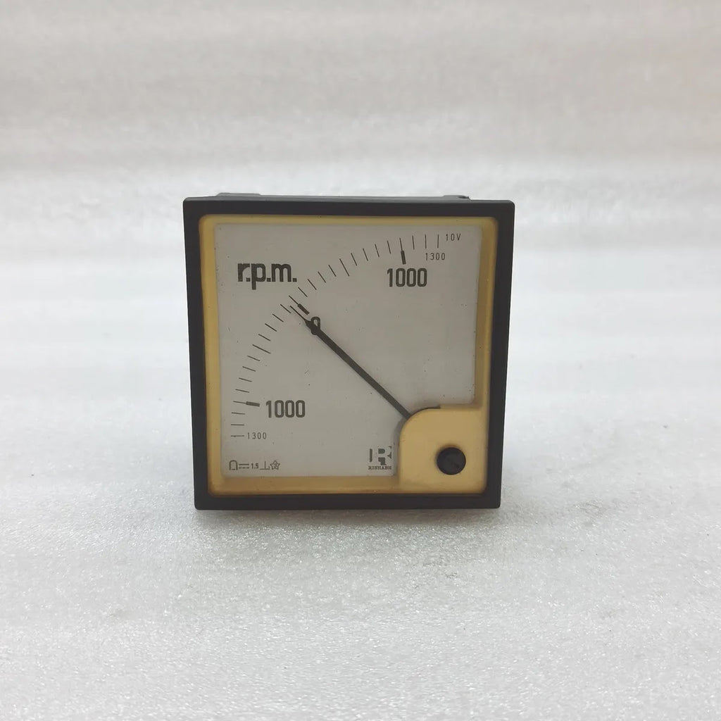 RISHABH RPM Tachometer Panel Meter 1300-0-1300rpm 10V
