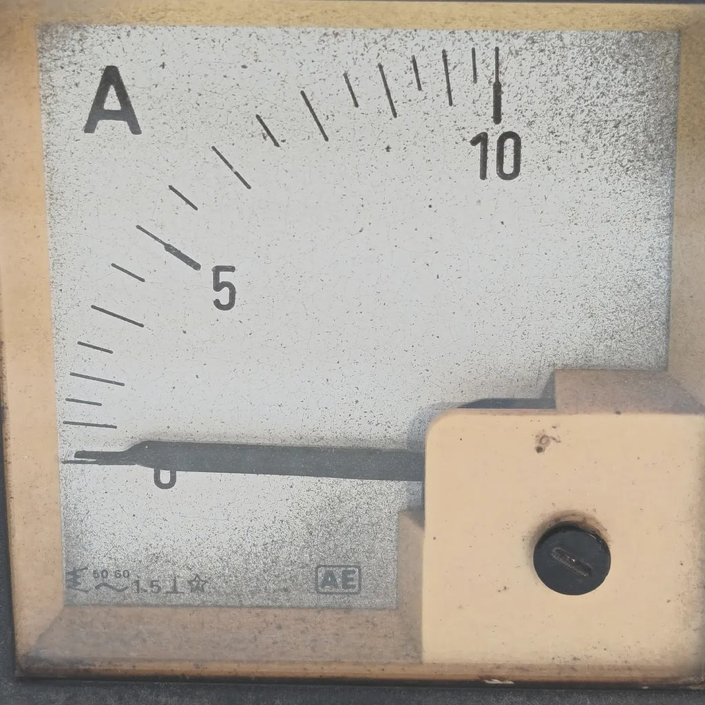 AUTOMATIC ELECTRIC AE Analogue Panel Ammeter 0-10A 50-60Hz