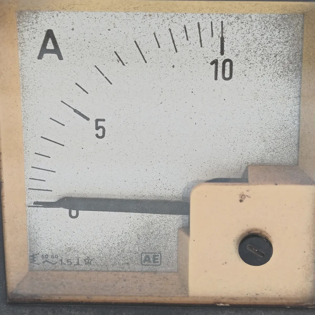 AUTOMATIC ELECTRIC AE Analogue Panel Ammeter 0-10A 50-60Hz