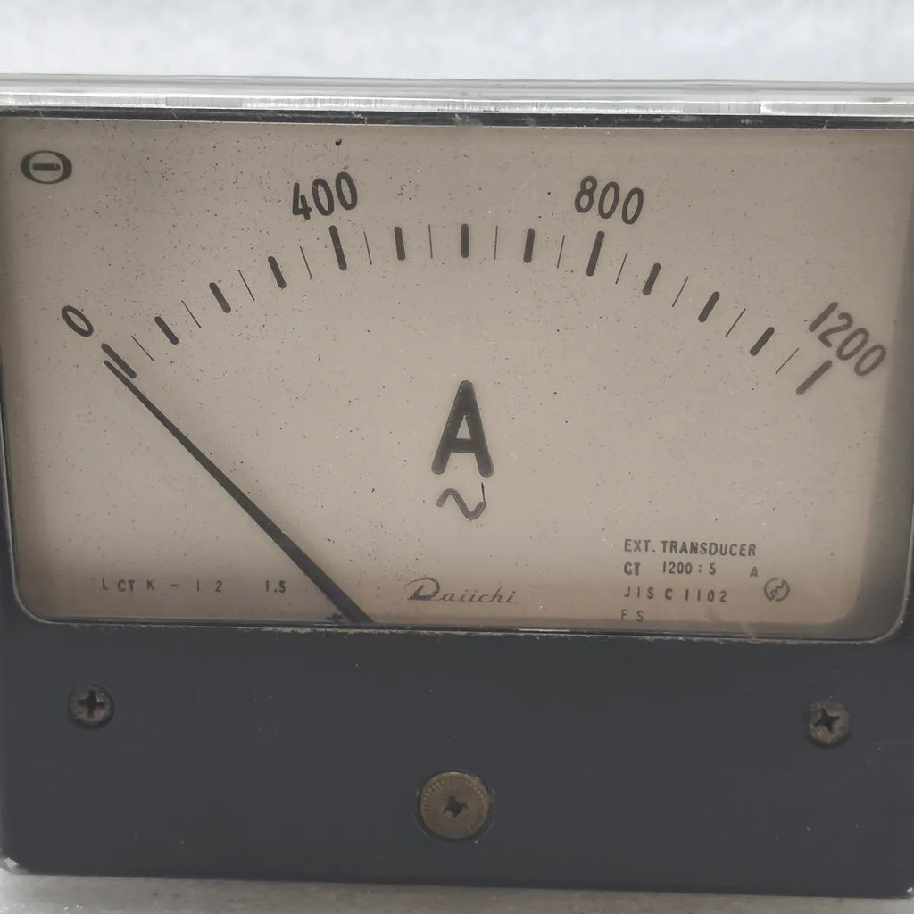 DAIICHI LCTK-12 AC Panel Ammeter 0-1200A CT 1200:5A
