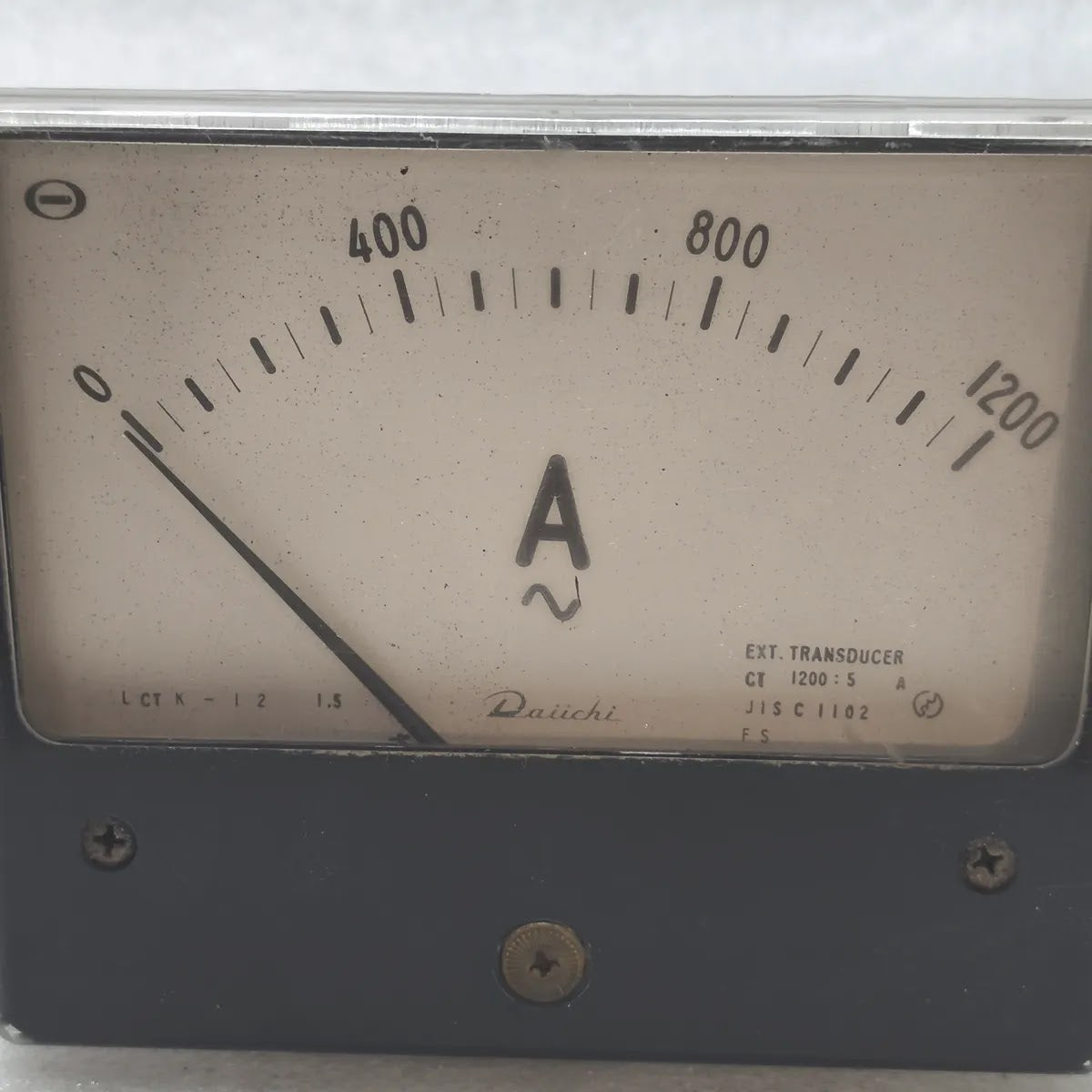 DAIICHI LCTK-12 AC Panel Ammeter 0-1200A CT 1200:5A