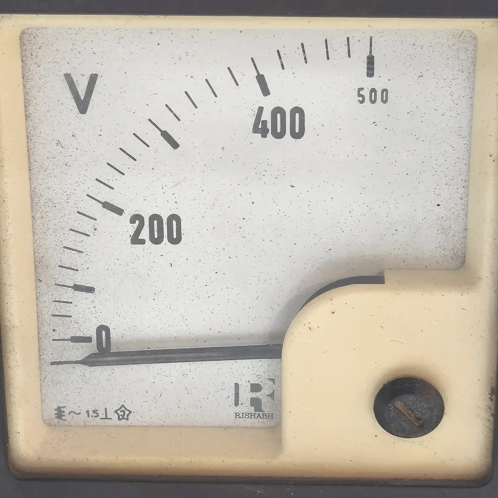 RISHABH EQ72 Moving Iron Panel Voltmeter 0-500V
