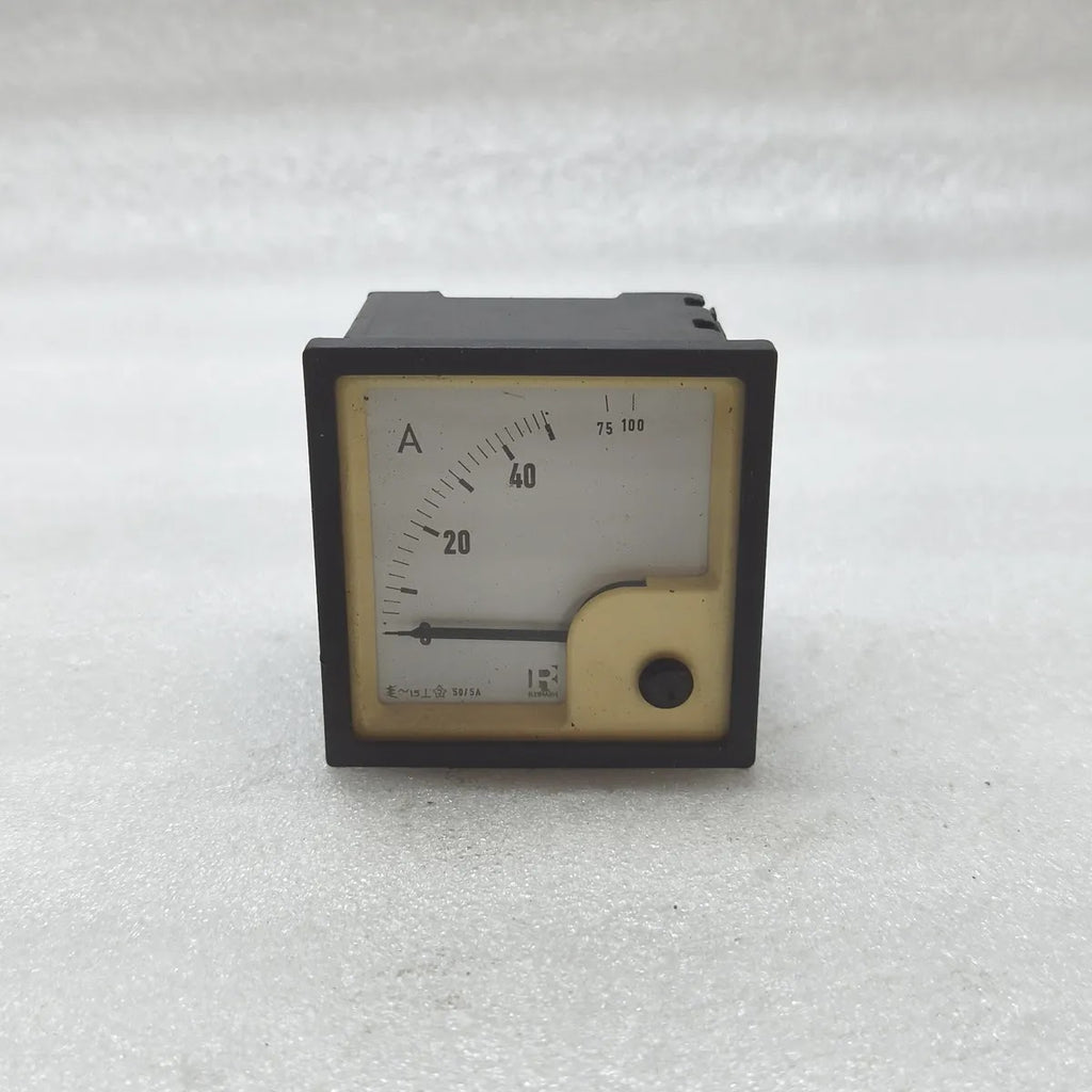 RISHABH Analog Panel Ammeter 0-50A 50/5A CT