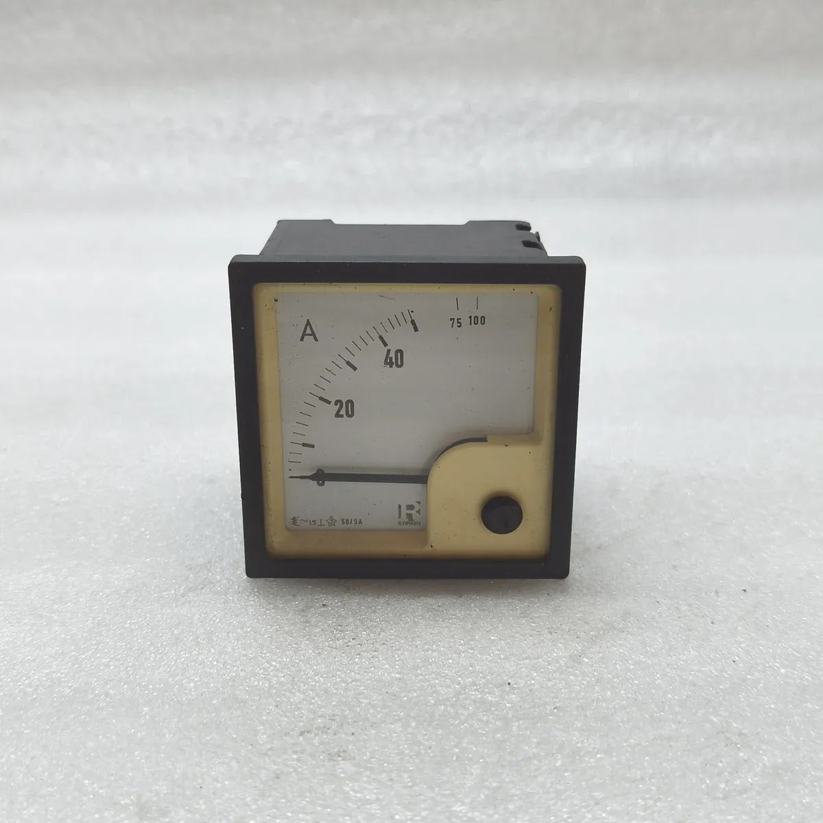 RISHABH Analog Panel Ammeter 0-50A 50/5A CT