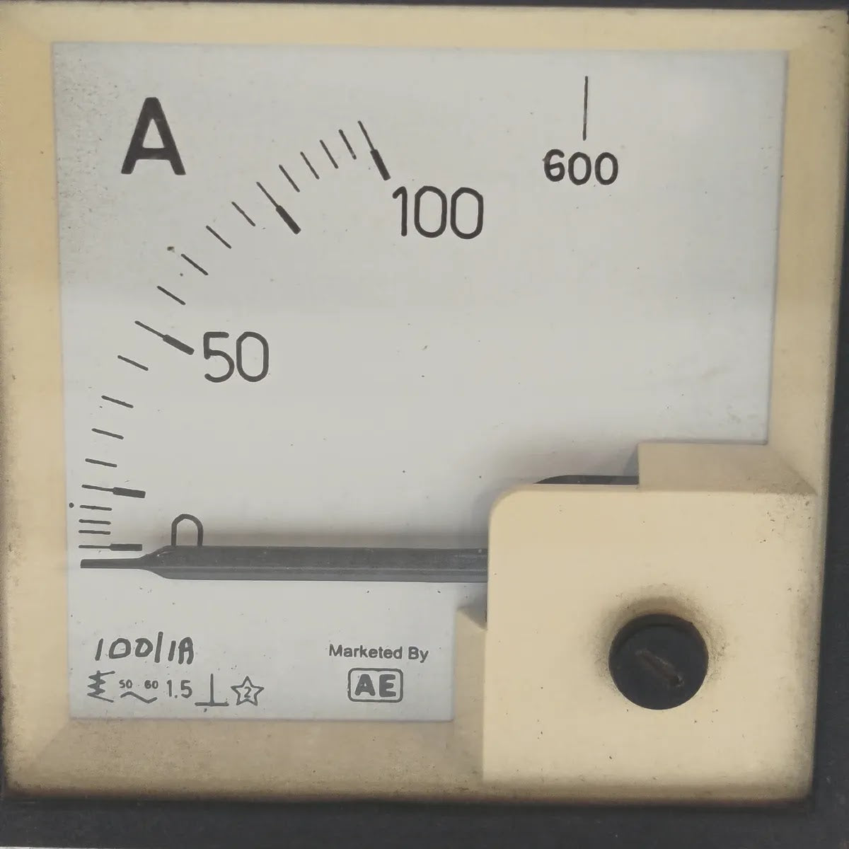 AE Analog Panel Ammeter 0-100A 100/1A CT