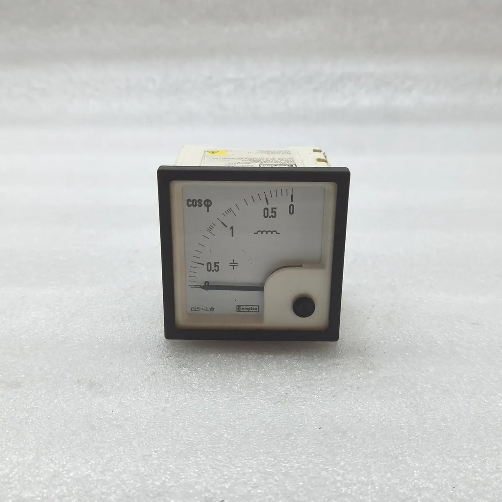 CROMPTON E243-014-G-FA-A3-Q1-IP Power Factor Meter 0/1mA DC