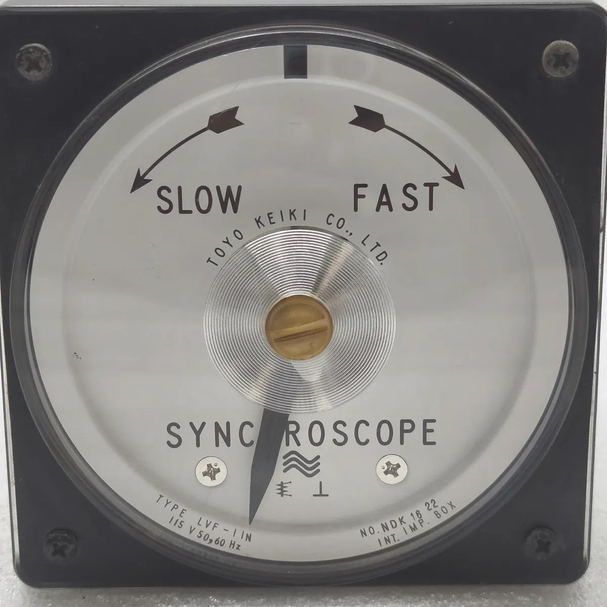 TOYO KEIKI LVF-11N Synchroscope 115V 50/60Hz ATLS3949