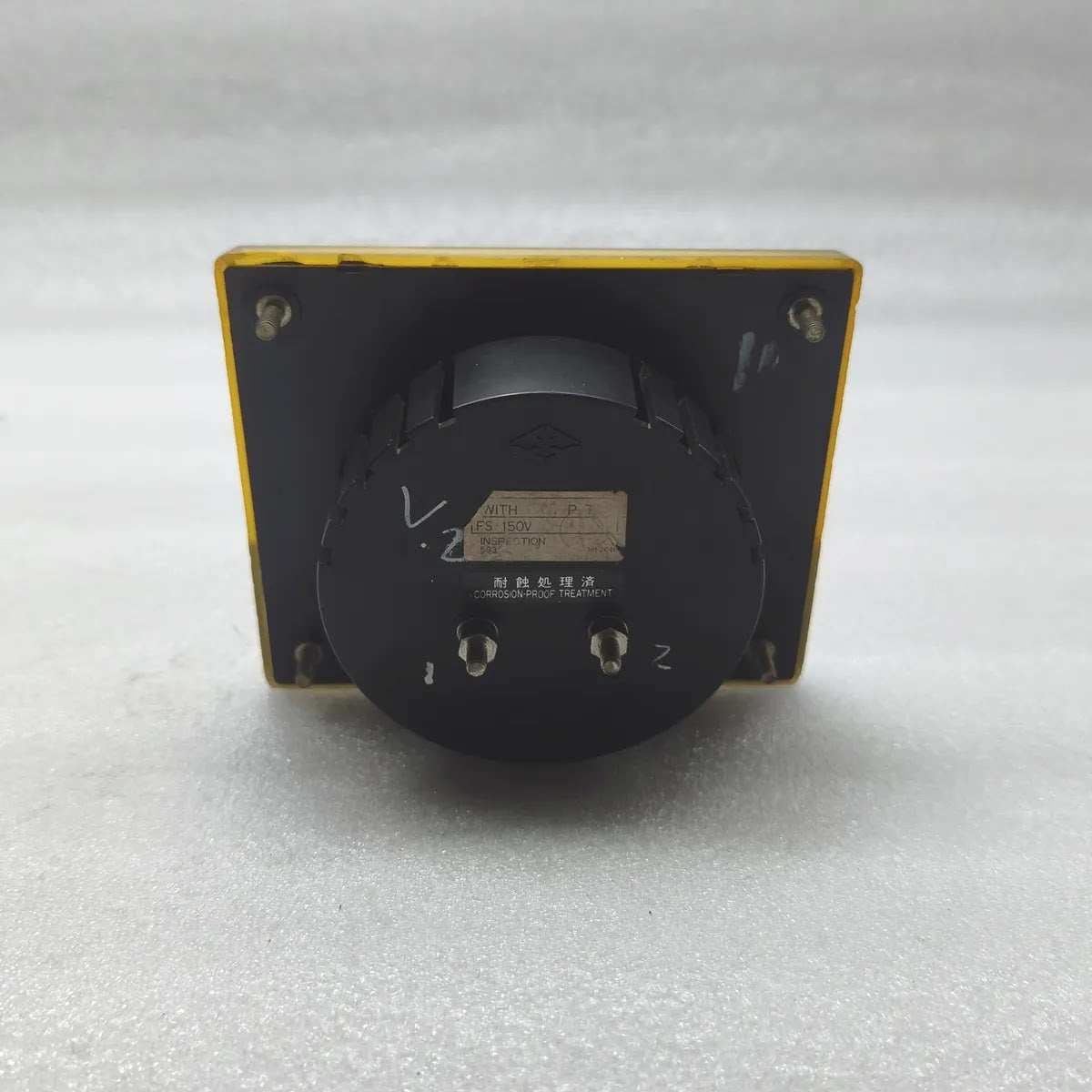 Toyo Keiki ACF-12N Marine AC Panel Voltmeter 0-600V PT 460/115V Japan
