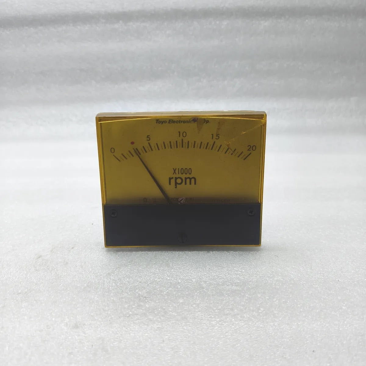 TOYO KEIKI DCF-12N Tachometer Panel Meter 0-20000rpm 200µA