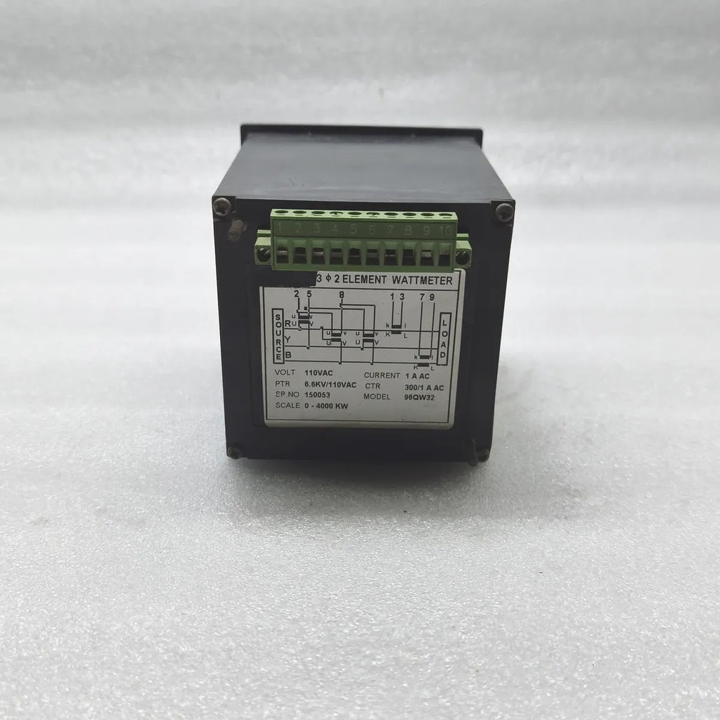 KEW 96QW32 Analog Panel Wattmeter 0-4000kW 110VAC