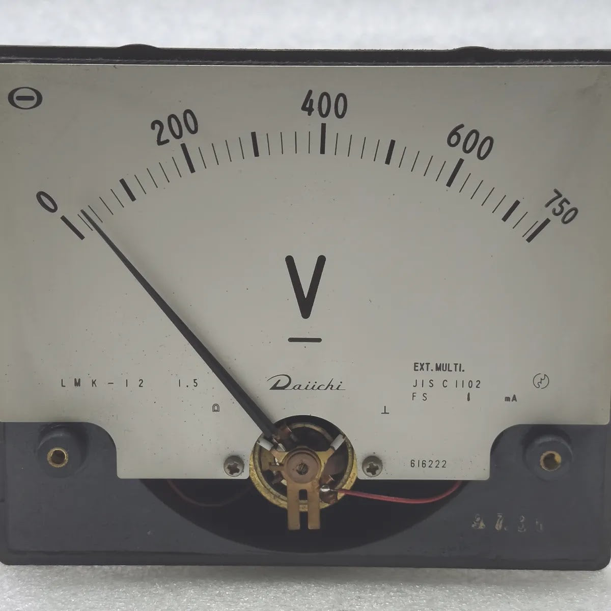 DAIICHI LMK-12 DC Panel Voltmeter 0-750V