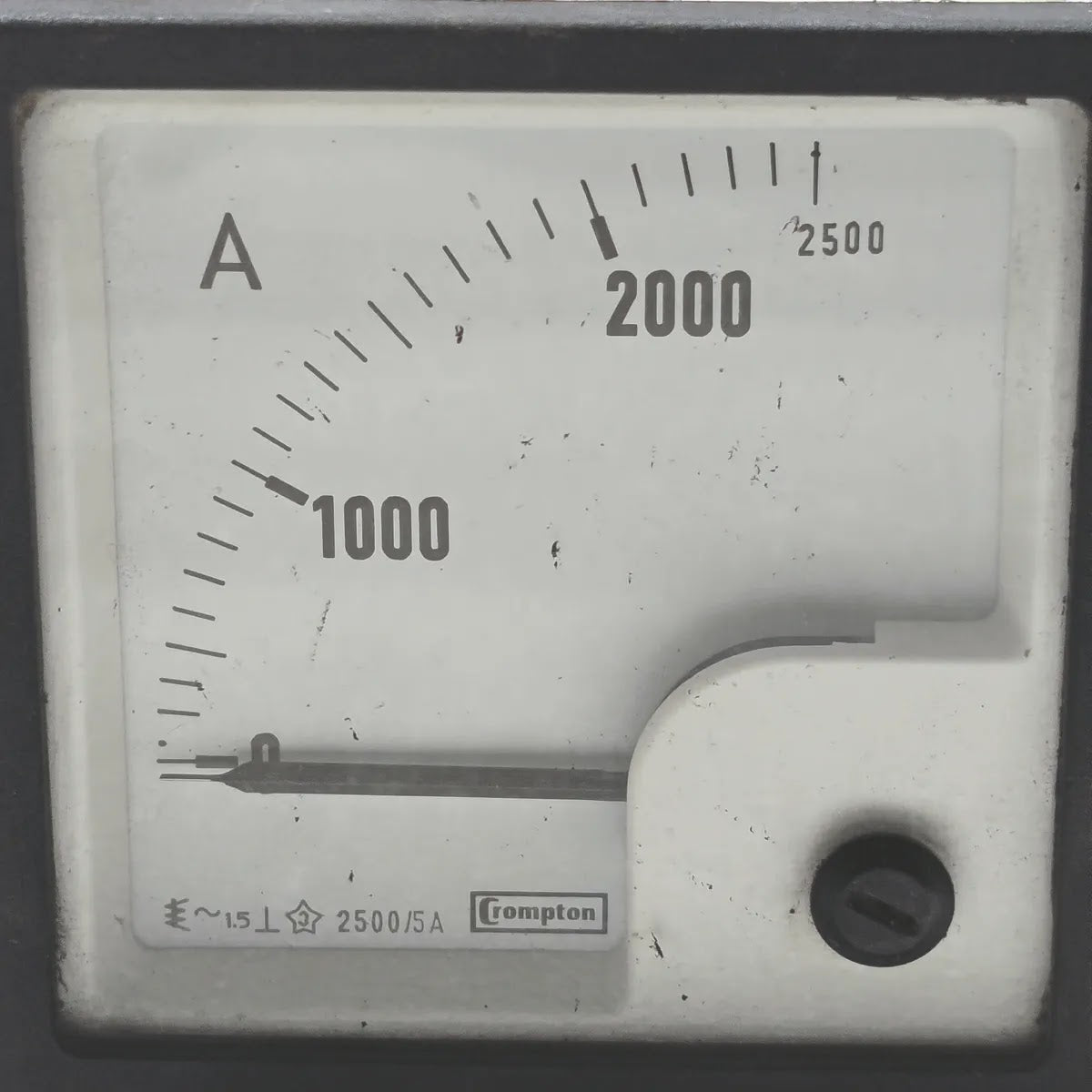 CROMPTON E243 Analogue AC Ammeter 0-2500A 2500/5A