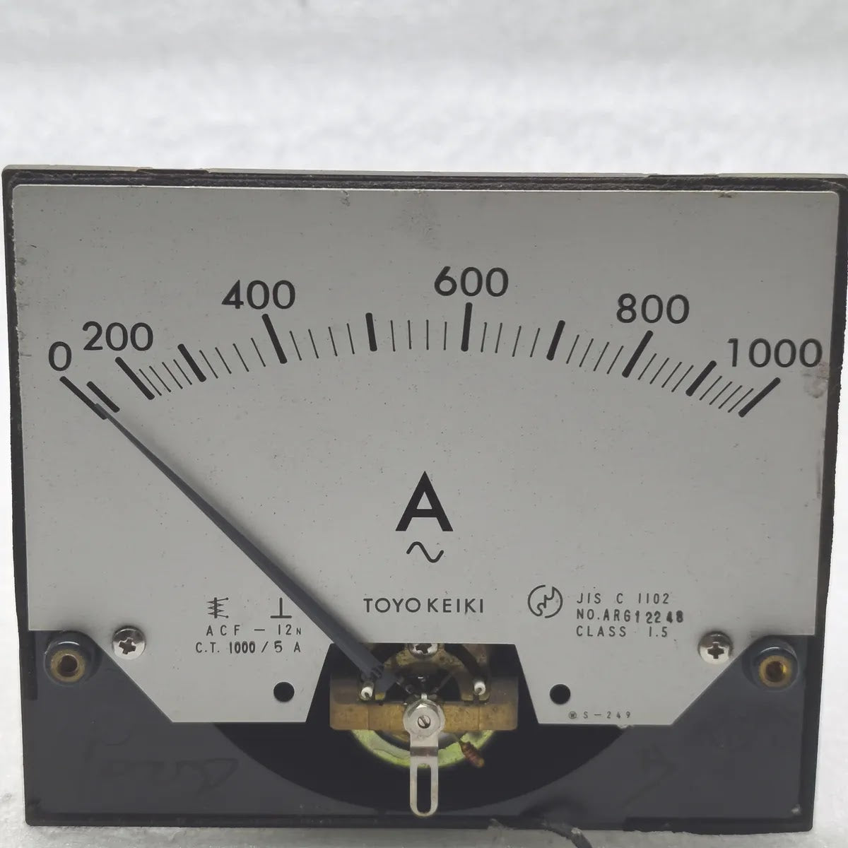 TOYO KEIKI ACF-12N AC Ammeter 0-1000A CT 1000/5A