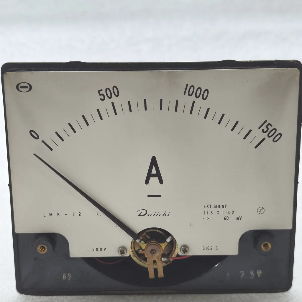 DAIICHI LMK-12 DC Ammeter 0-1500A 60mV
