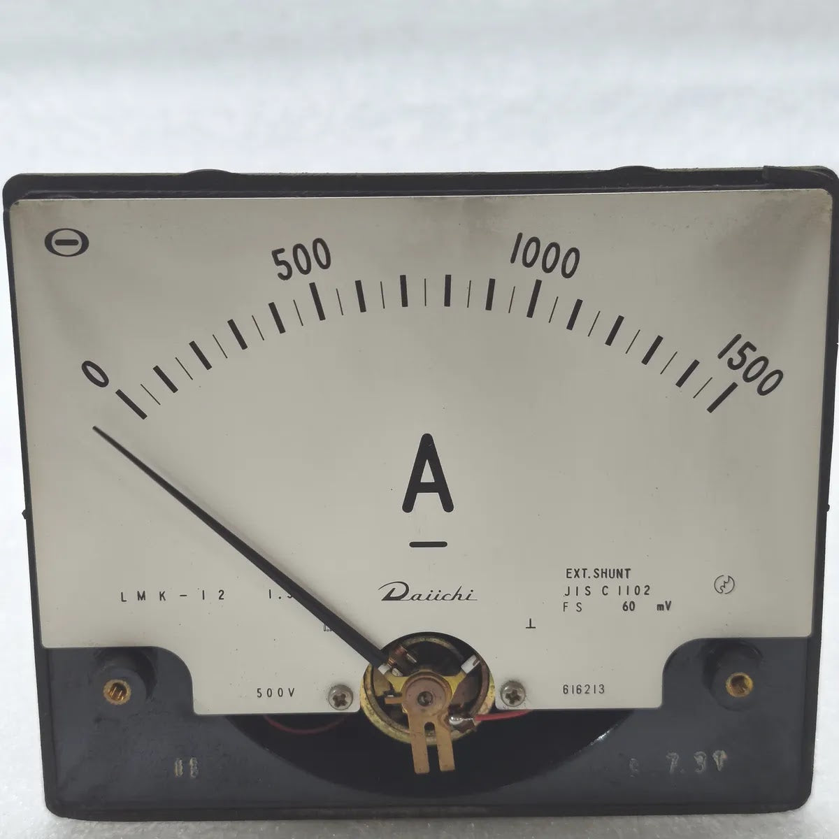 DAIICHI LMK-12 DC Ammeter 0-1500A 60mV