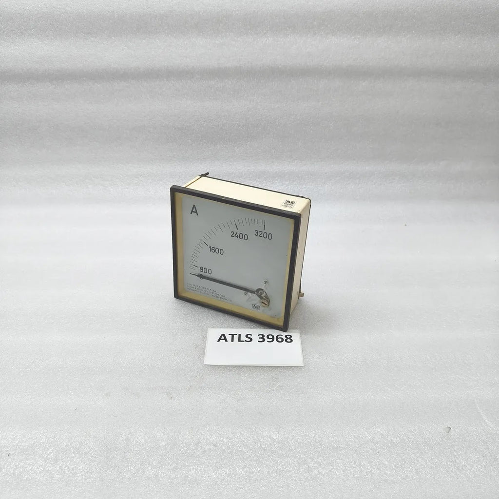 AUTOMATIC ELECTRIC Analogue Panel Ammeter 0-3200A CT 3200/5A