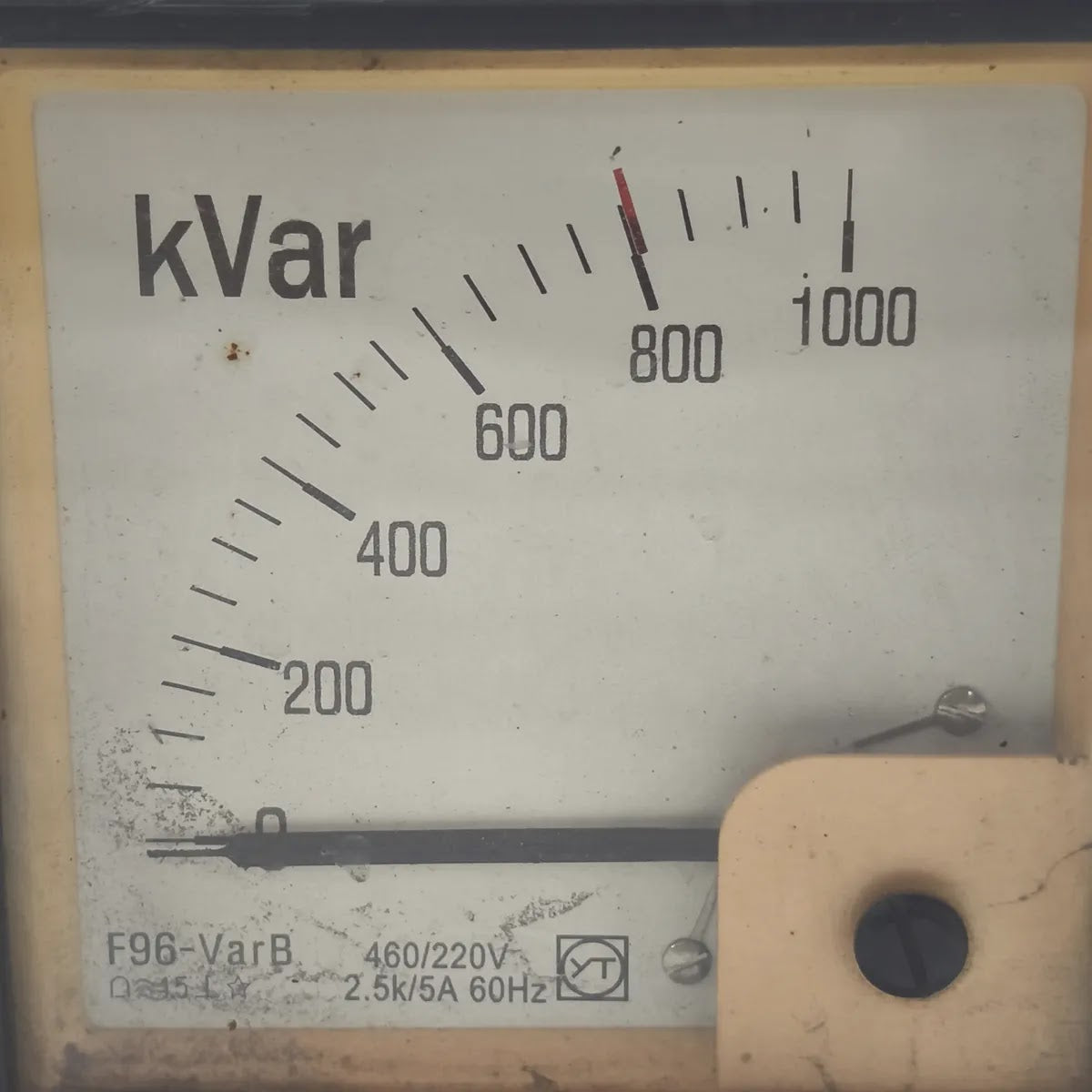 SHANGHAI YITAI F96-VarB Reactive Power Meter 0-1000kVar 460/220V
