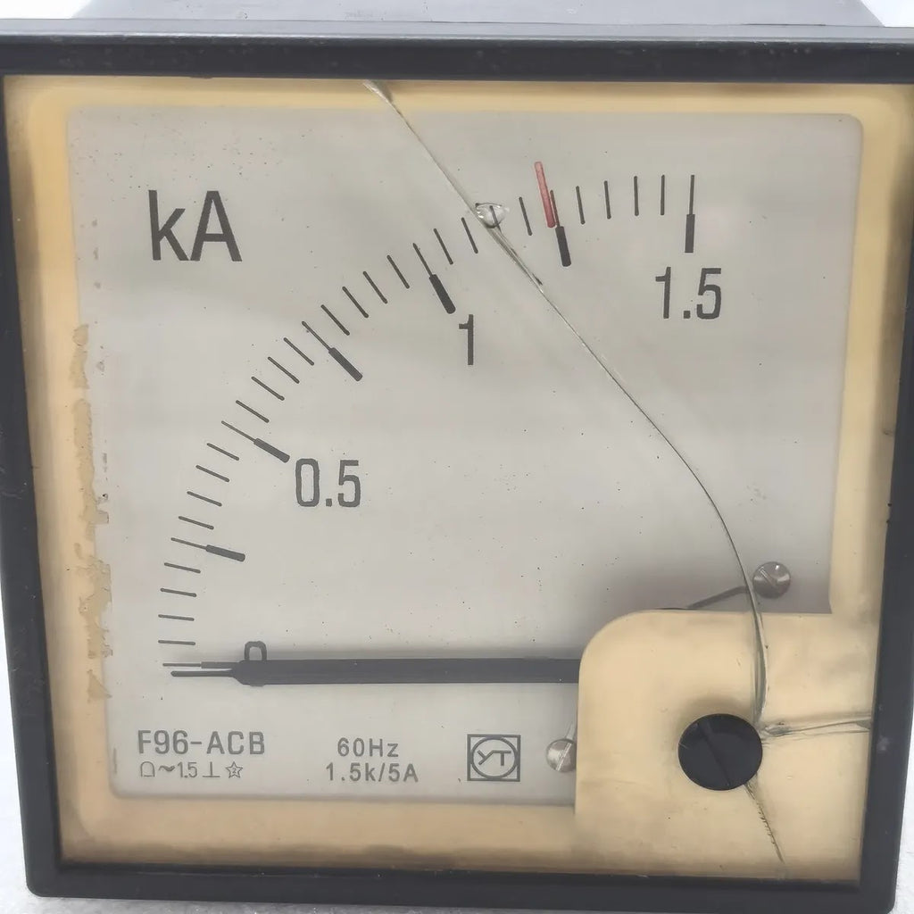 SHANGHAI YITAI F96-ACB Analog AC Ammeter 1.5kA/5A 60Hz