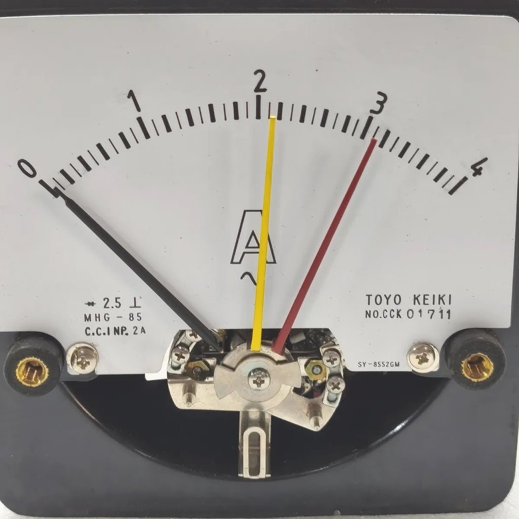 TOYO KEIKI MHG-85 Non-Contact Meter Relay Ammeter 0-4A AC110V