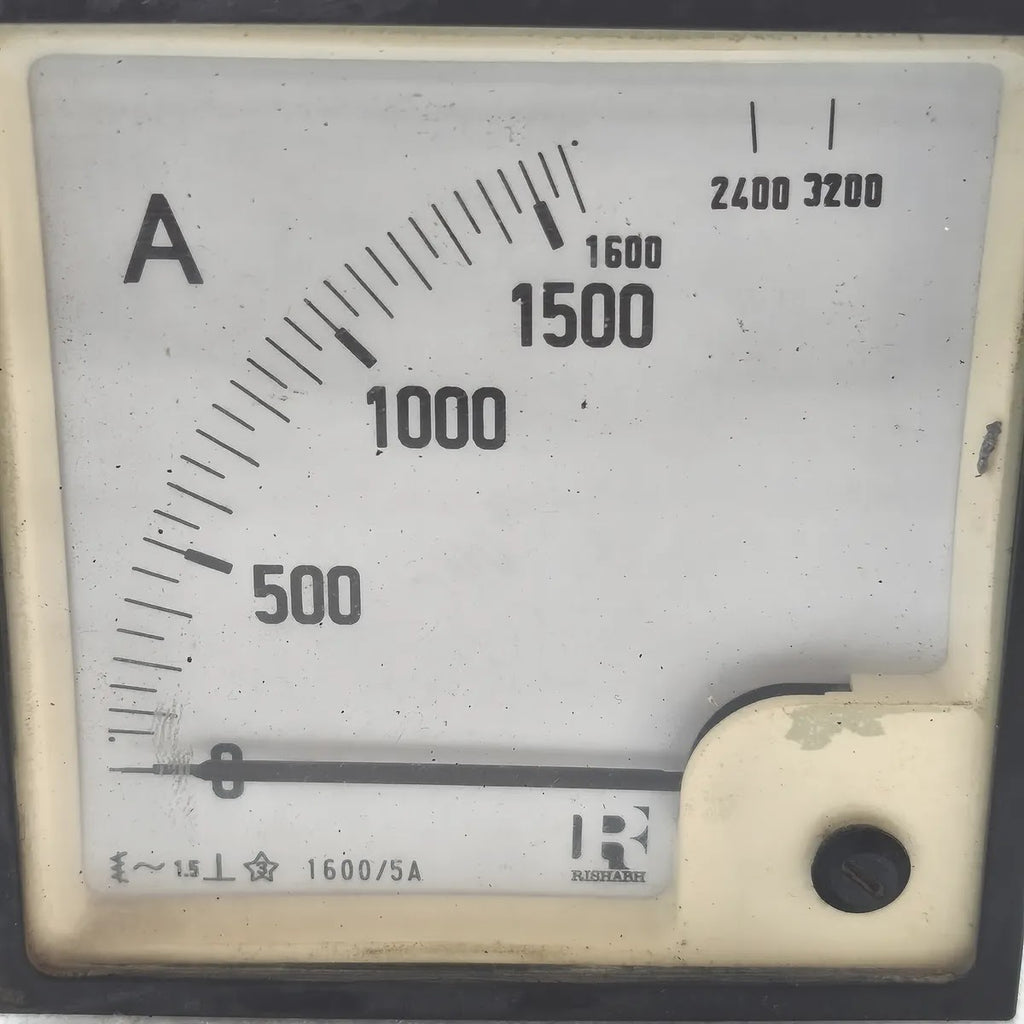 RISHABH Moving Iron Panel Ammeter 0-1600A 1600/5A CT
