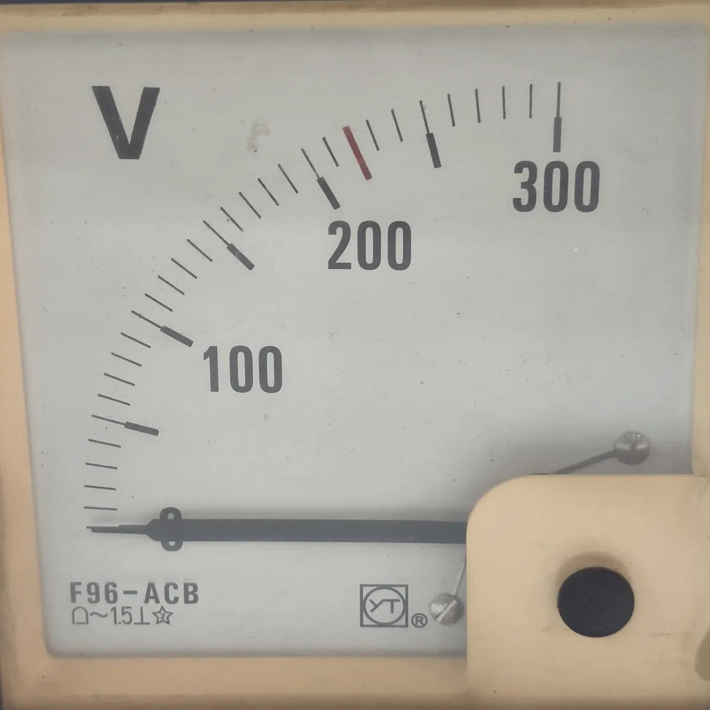 Shanghai Yitai F96-ACB Marine AC Voltmeter 0-300V 96x96 Switchboard Panel